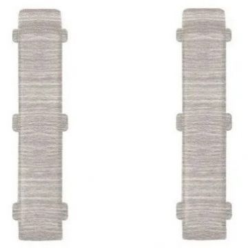 Соединитель к плинтусу ПВХ колл. Deconika (Деконика) (85 мм) 291 Орех (Д-П85-С)