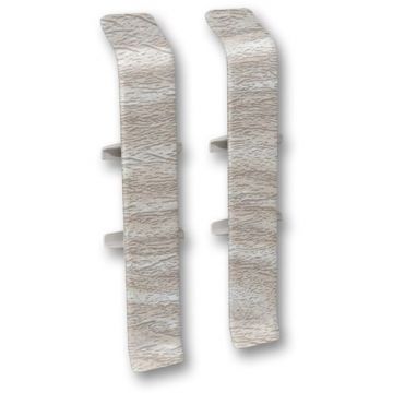 Соединитель к плинтусу ПВХ колл. Deconika (Деконика) (85 мм) 294 Орех Антик (Д-П85-С)