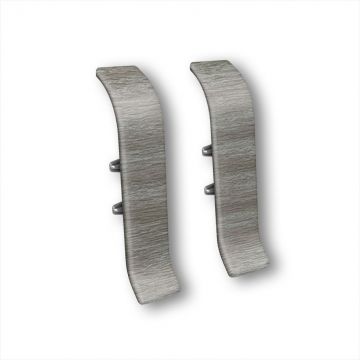 Соединитель для плинтуса Ideal (Идеал) Классик 55 мм К-П55-С 210 Дуб Пепельный