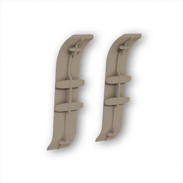 Соединитель для плинтуса Ideal (Идеал) Классик 55 мм К-П55-С 209 Дуб Мореный