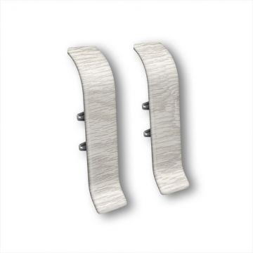 Соединитель для плинтуса Ideal (Идеал) Классик 55 мм К-П55-С 230 Дуб Айсберг