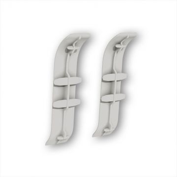 Соединитель для плинтуса Ideal (Идеал) Классик 55 мм К-П55-С 296 Орех Серый