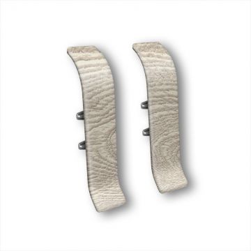 Соединитель для плинтуса Ideal (Идеал) Классик 55 мм К-П55-С 229 Дуб Латте