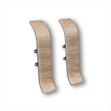 Соединитель для плинтуса Ideal (Идеал) Классик 55 мм К-П55-С 203 Дуб Беленый