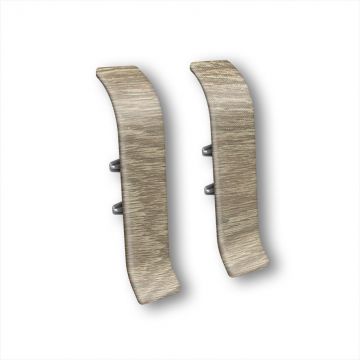 Соединитель для плинтуса Ideal (Идеал) Классик 55 мм К-П55-С 208 Дуб Мокко