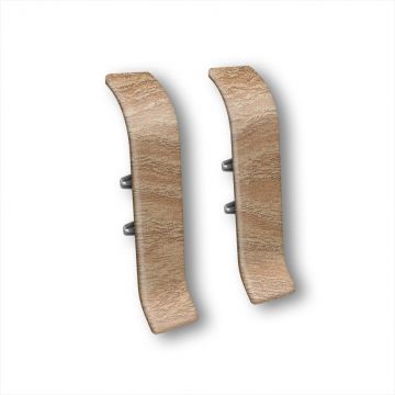 Соединитель для плинтуса Ideal (Идеал) Классик 55 мм К-П55-С 206 Дуб Коньячный