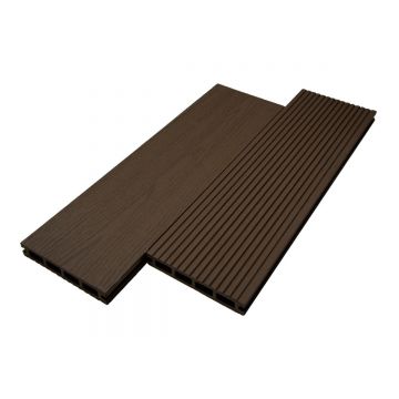 Террасная доска ДПК пустотелая двухсторонняя Woodvex (Вудвекс) Select 146х22 мм Венге