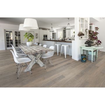 Паркетная доска AlixFloor (Аликс Флор) Дуб серый перламутровый 2000х138 мм ALX1034