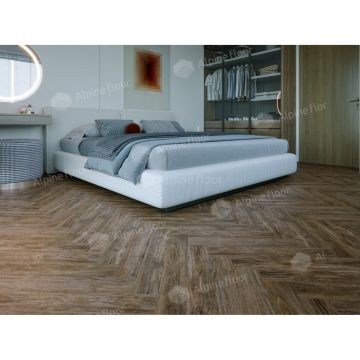 Ламинат Alpine Floor Herringbone 12 Pro 12/34 Дуб Бордо (Oak Bordeaux), Lf106-10