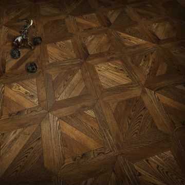 Инженерный модульный паркет Kochanelli (Кочанелли) Квадро Дуб Омбра 441х441х15 мм