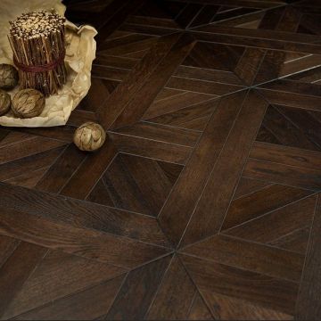 Инженерный модульный паркет Kochanelli (Кочанелли) Гордон Дуб Темный 449х449х15 мм