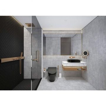 Виниловая плитка ПВХ Royce (Ройс) SPC Quadro 4/42 Камень Хоуп, Qv-607