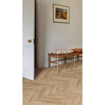 Виниловый пол Moduleo (Модулео) Roots 0.55 Herringbone 2,5/42 Дуб Блэк Джэк (Oak Black Jack) , 22229Y