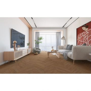 Кварц-виниловый SPC ламинат Damy Floor Chevron 5/43 Блуа (Blois), Df08-Ch