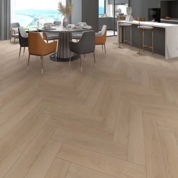 Кварц-виниловый ламинат Calitex (Калитекс) Elementals Herringbone Click 4/34 Caribbean (Карибский бассейн), Es403