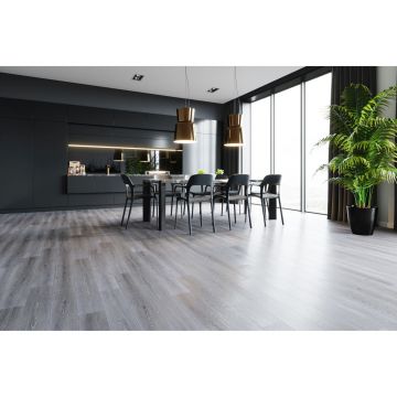 Кварцевый ламинат Fargo (Фарго) 4/42 Comfort Дуб Серый Иней, 379-1