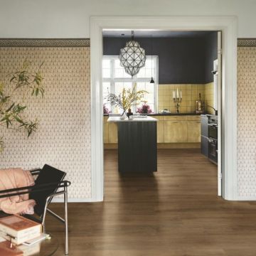 Виниловый пол Pergo (Перго) Glomma pad pro 6/33 Дуб Характерный Темный (Oak Characteristic Dark) , V4431-40307 с встроенной подложкой