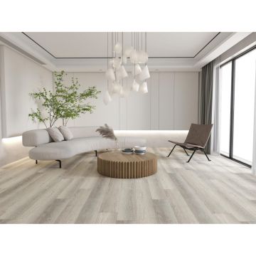 Плитка ПВХ Floorwood (Флурвуд) Quantum кварц-виниловый SPC 5/43 Дуб Содди (Oak Soddy), 8801 с подложкой 1 мм