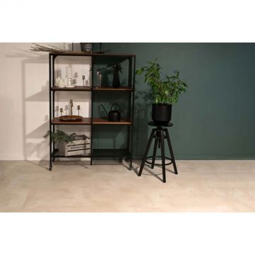 Виниловый пол Vinilam Ceramo Stone Бетон Белый 6/43 (Concrete White), 71615