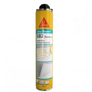 Клей-пена монтажная Sika Boom-582 Foam Fix профессиональная 750 мл