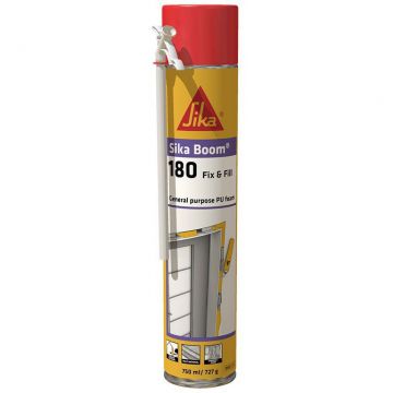 Пена монтажная Sika Boom-180 Fix & Fill универсальная с трубкой (выход 25 л) 750 мл