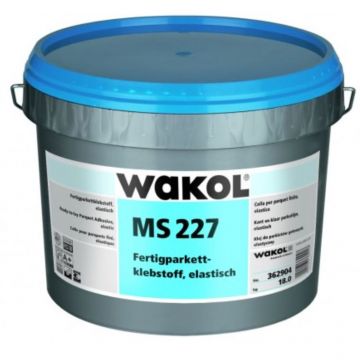 Клей Wakol (Вакол) MS 227 Fertigparkett-klebstoff, elastisch для многослойного паркета, эластичный однокомпонентный 1k полимерный18 кг