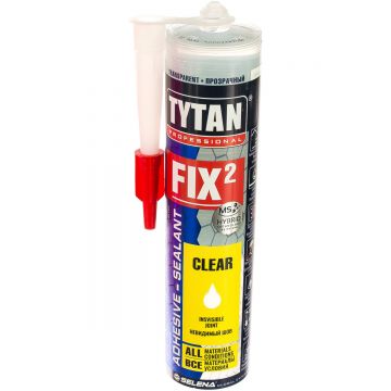 Клей-герметик Tytan Professiona Fix2 Clear (73914) 290 мл
