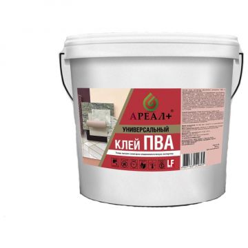 Клей универсальный Ареал+ (Areal+) ПВА-М LF молочно-белый (А-265) 2,5 кг