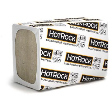 Утеплитель базальтовый HotRock Вент Vent 1200х600х50 мм 6 шт. (90 кг/м3; 0.216 м3; 4.32 м2)