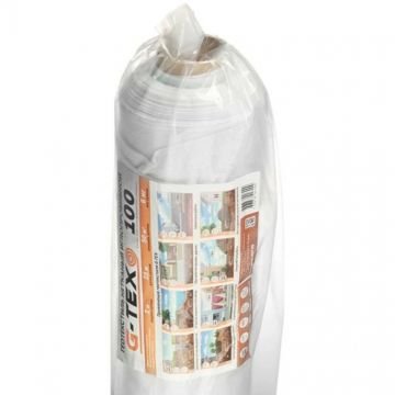 Геотекстиль G-Tex (ДЖИ-Текс) 100 г/кв.м иглопробивной 2х25 м (50 м2)