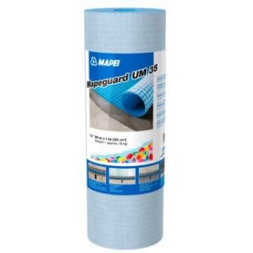 Разделительное трещиностойкое полотно для плитки Mapei Mapeguard UM35 1х30 м (30 м2)
