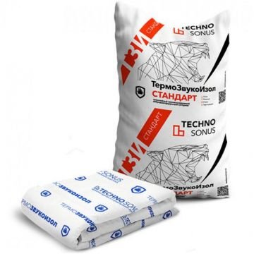 Мат звукоизоляционный Techno Sonus (Техно Сонус) ТермоЗвукоИзол Стандарт 10000х1500х14 мм 1 шт. (15 м2)