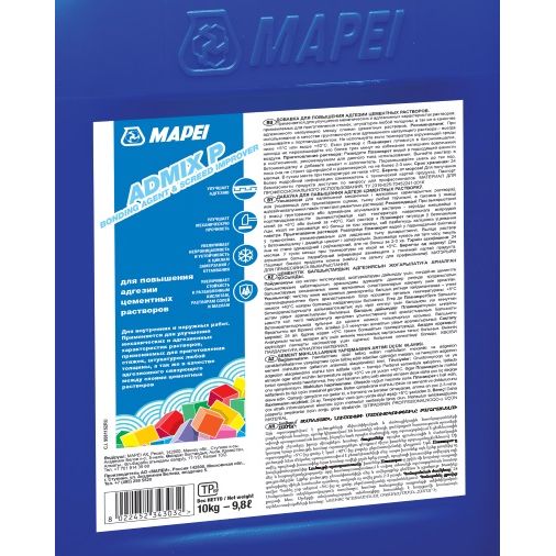 Жидкая каучуковая добавка Mapei (Мапей) Admix P (Planicrete) адгезионная 10 кг
