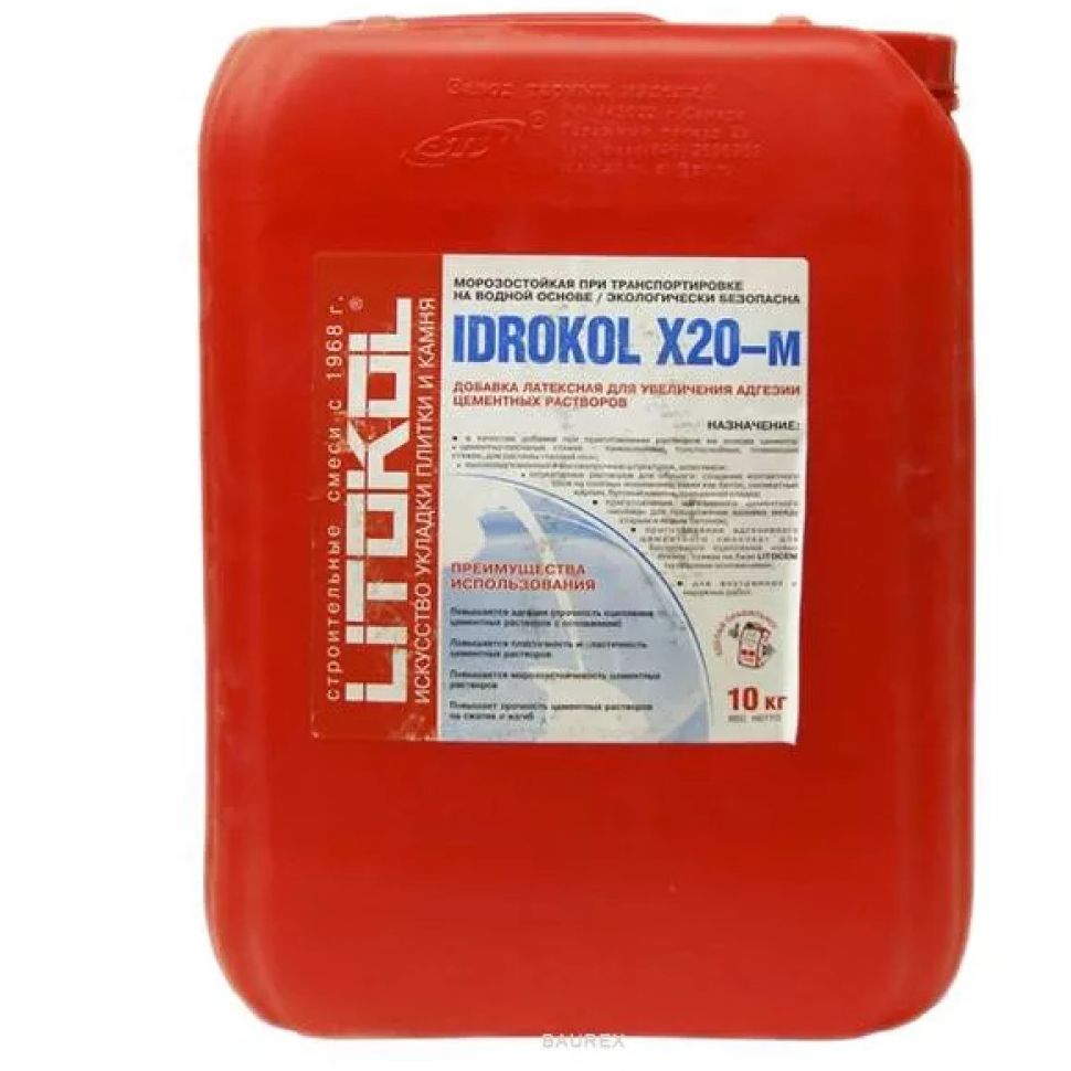 Добавка латексная Litokol (Литокол) IDROKOL X20-м 10 кг