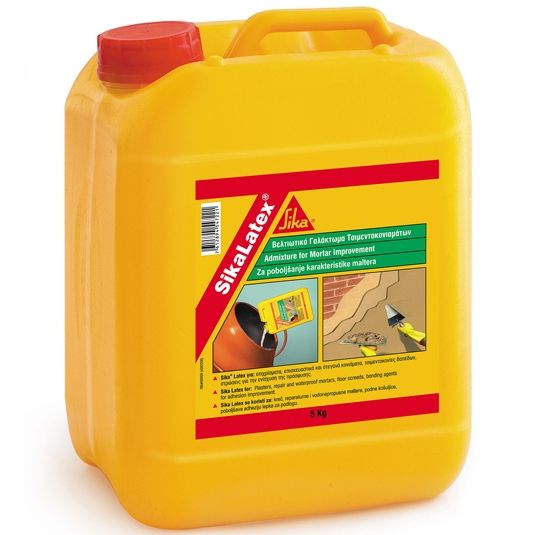 Суперпластификатор Sika (Зика) SikaLatex добавка для повышения эластичности растворов 5 л