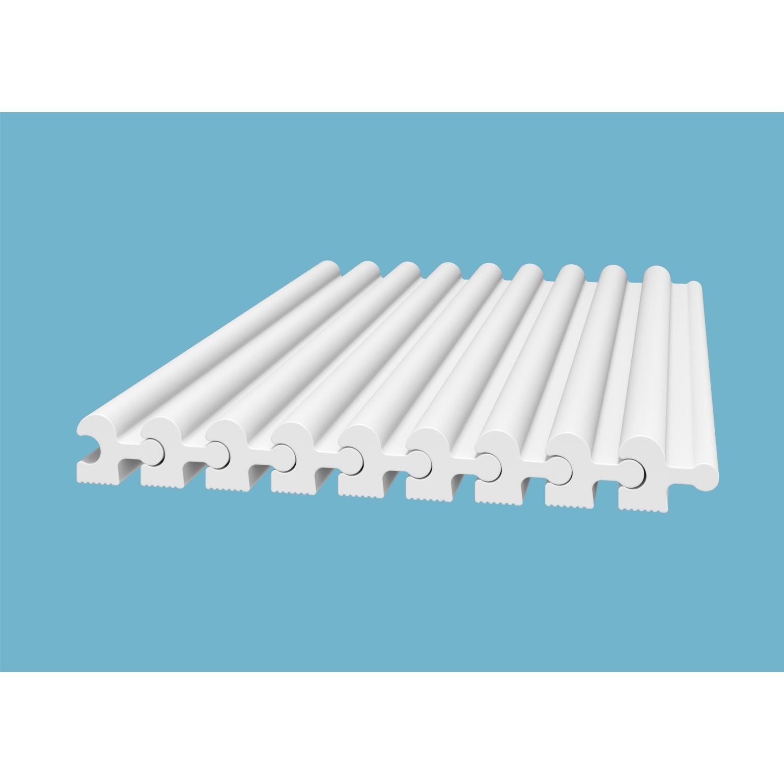 Заглушка Cosca Decor (Коска) ZP007, 15х23, 2800 мм, правая, для рейки RX007, Экополимер