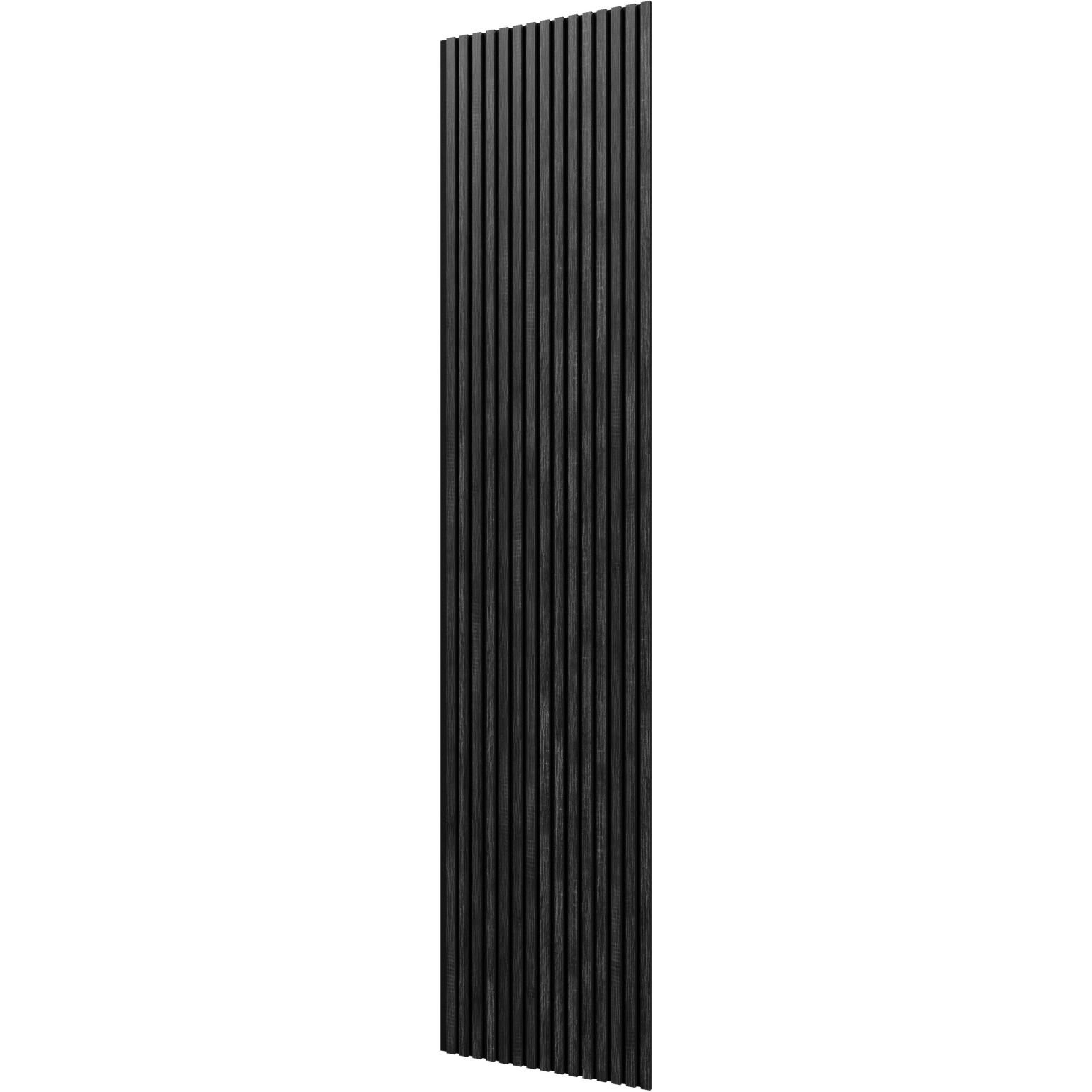 Акустическая панель Cosca Decor (Коска) Сканди черный войлок, 2750х600х19 мм, рейки МДФ, дуб графит