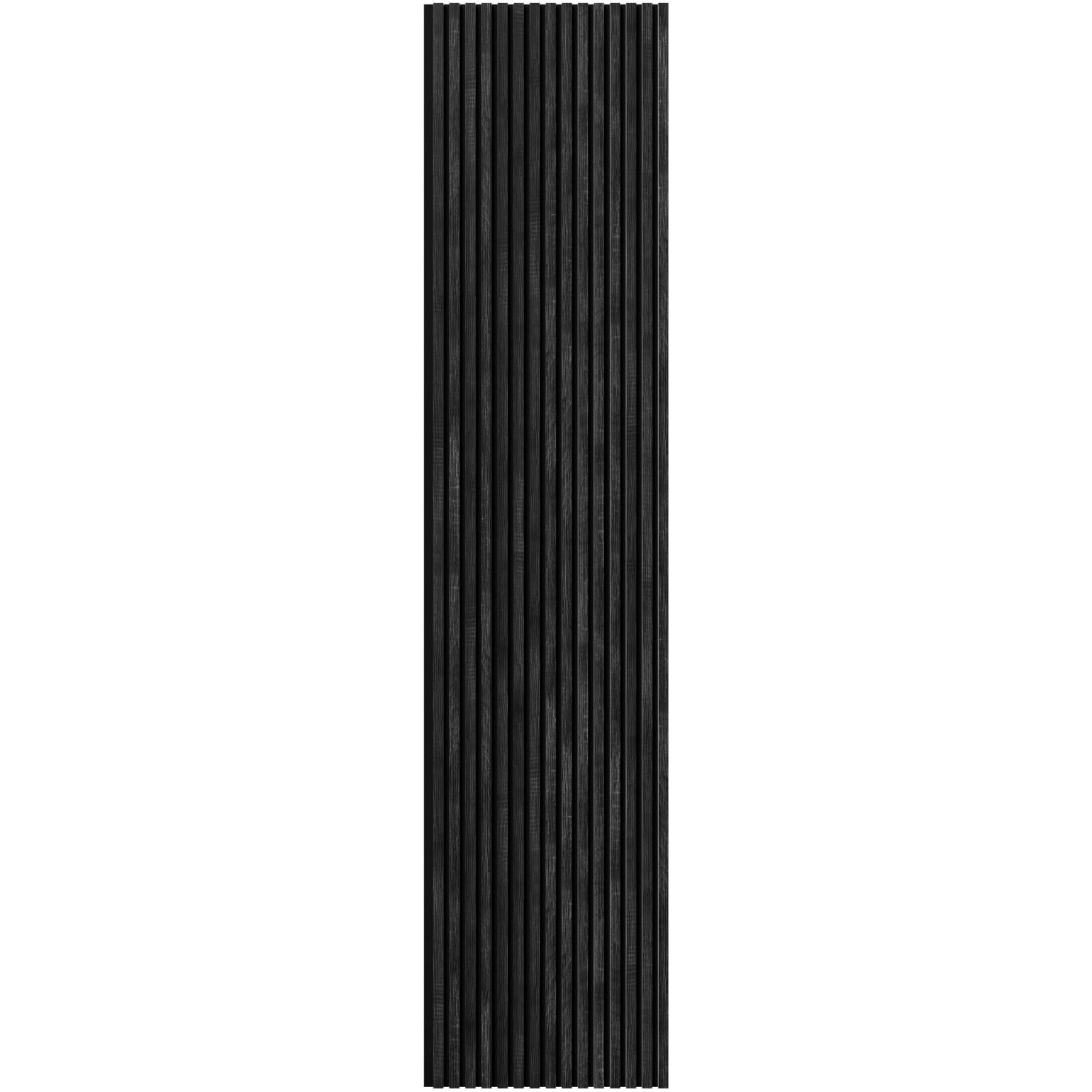 Акустическая панель Cosca Decor (Коска) Сканди черный войлок, 2750х600х19 мм, рейки МДФ, дуб графит