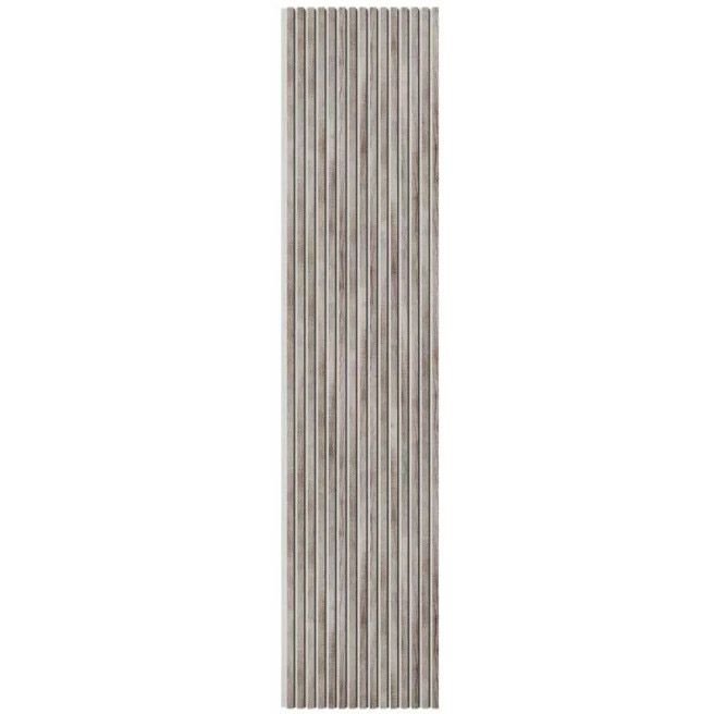 Акустическая панель Cosca Decor (Коска) Сканди серый войлок, 2750х600х19 мм, рейки МДФ, дуб дымчатый 00-00074588