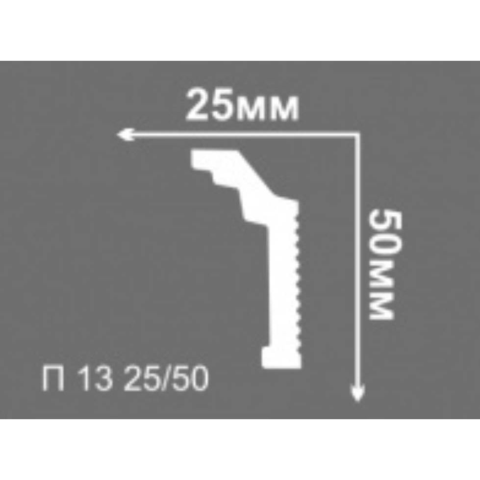 Плинтус потолочный Де-Багет (De-Baget) 2000х30х80 мм, П 13 В 30/80