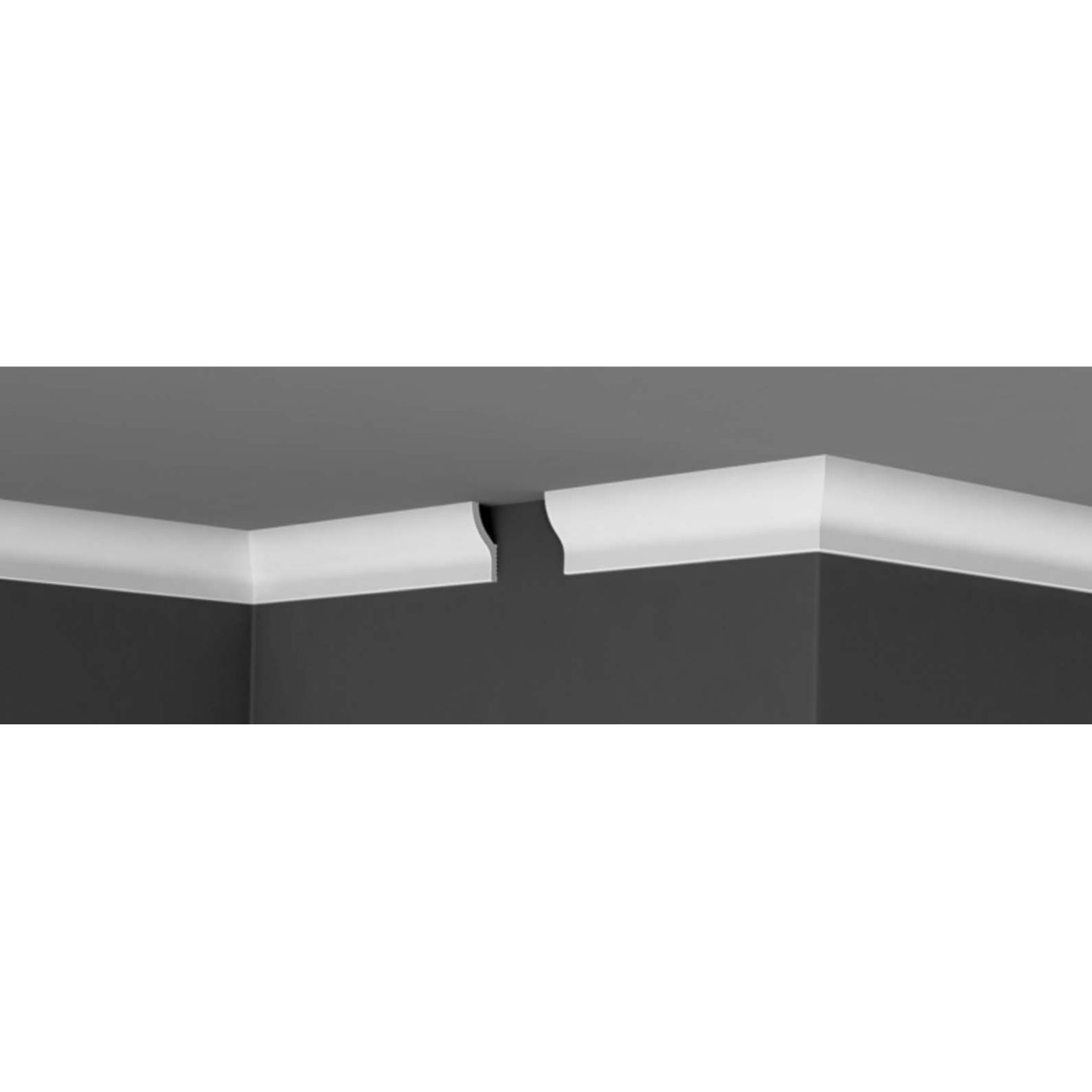 Плинтус потолочный Де-Багет (De-Baget) 2000х25х55 мм, П 15 55/25