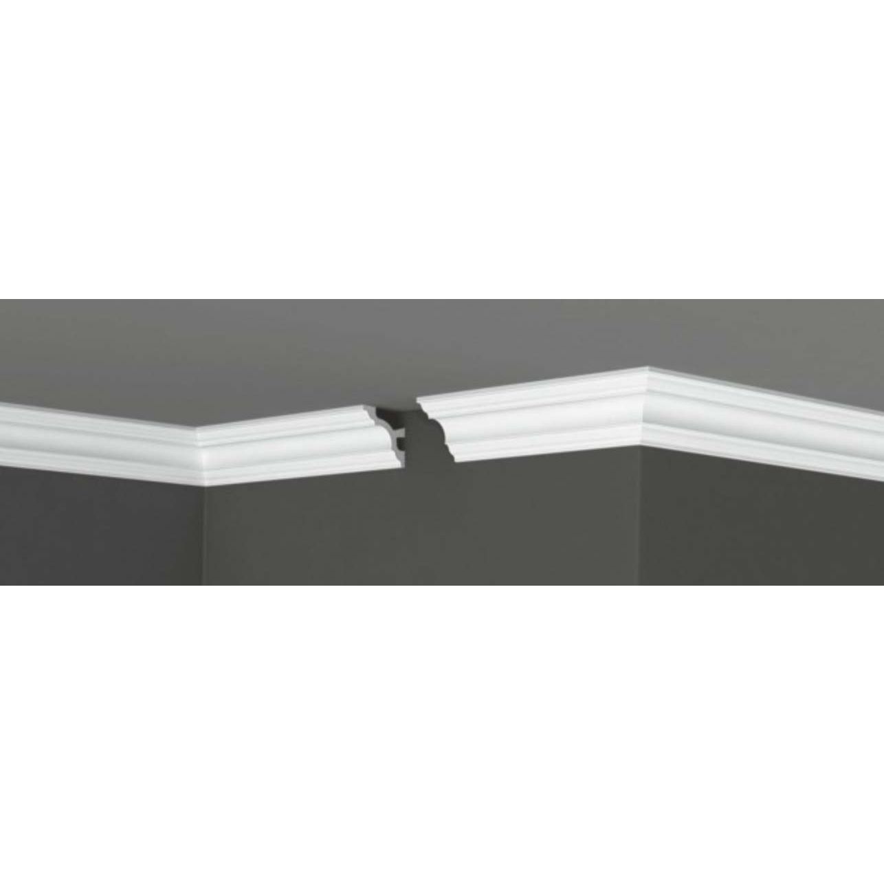 Плинтус потолочный Де-Багет (De-Baget) 2000х50х50 мм, П 22 50/50