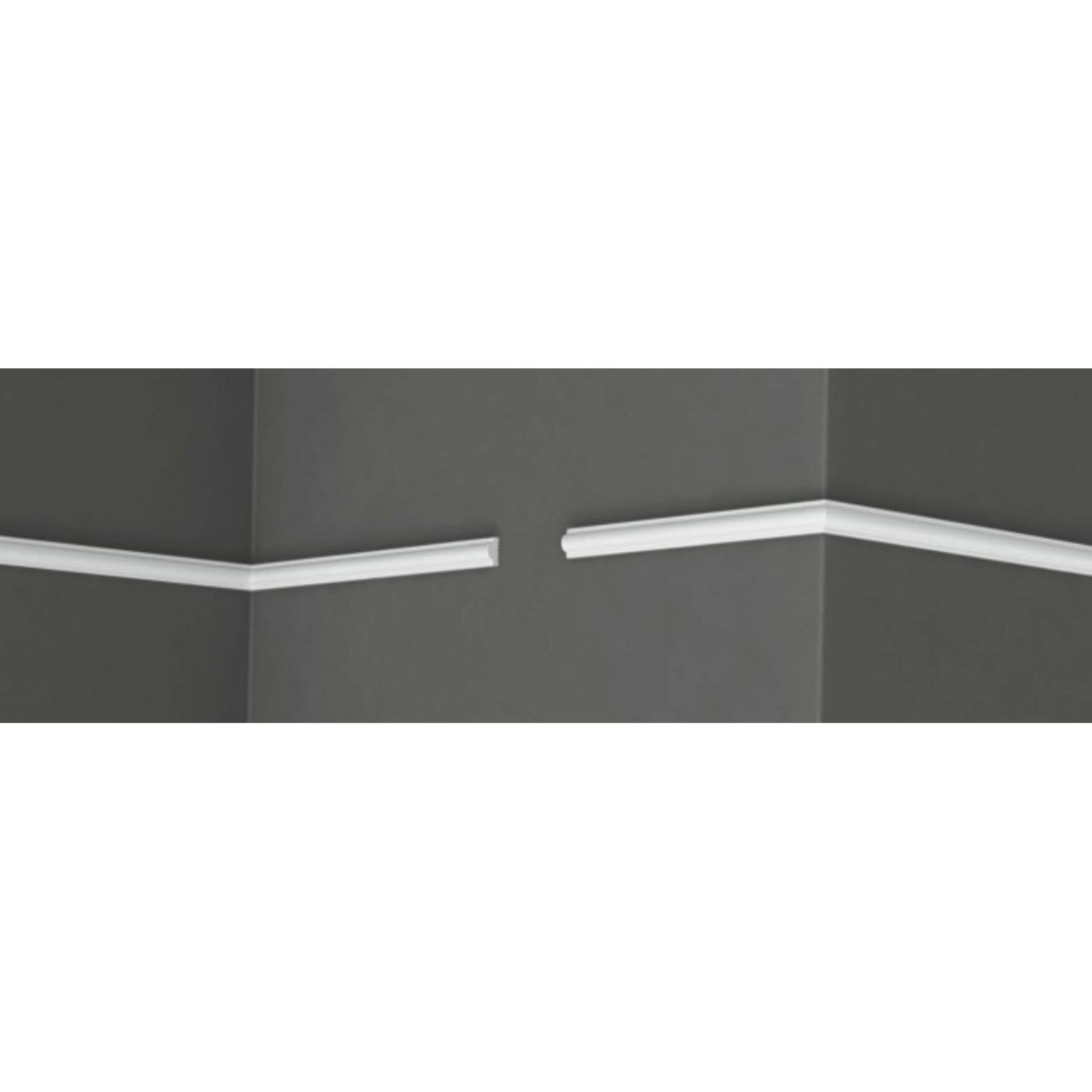 Плинтус потолочный Де-Багет (De-Baget) 2000х10х20 мм, С 01 20/10