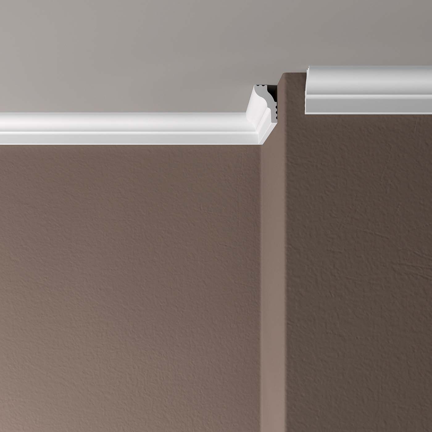 Карниз Де-Багет (De-Baget) 2000х15х25 мм, XPS POLYMER ПП 01