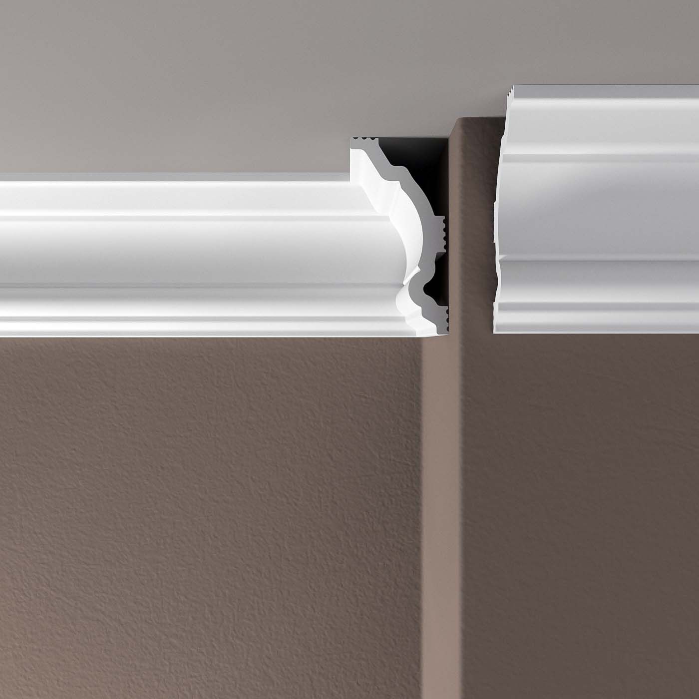 Карниз Де-Багет (De-Baget) 2000х40х80 мм, XPS POLYMER ПП 05