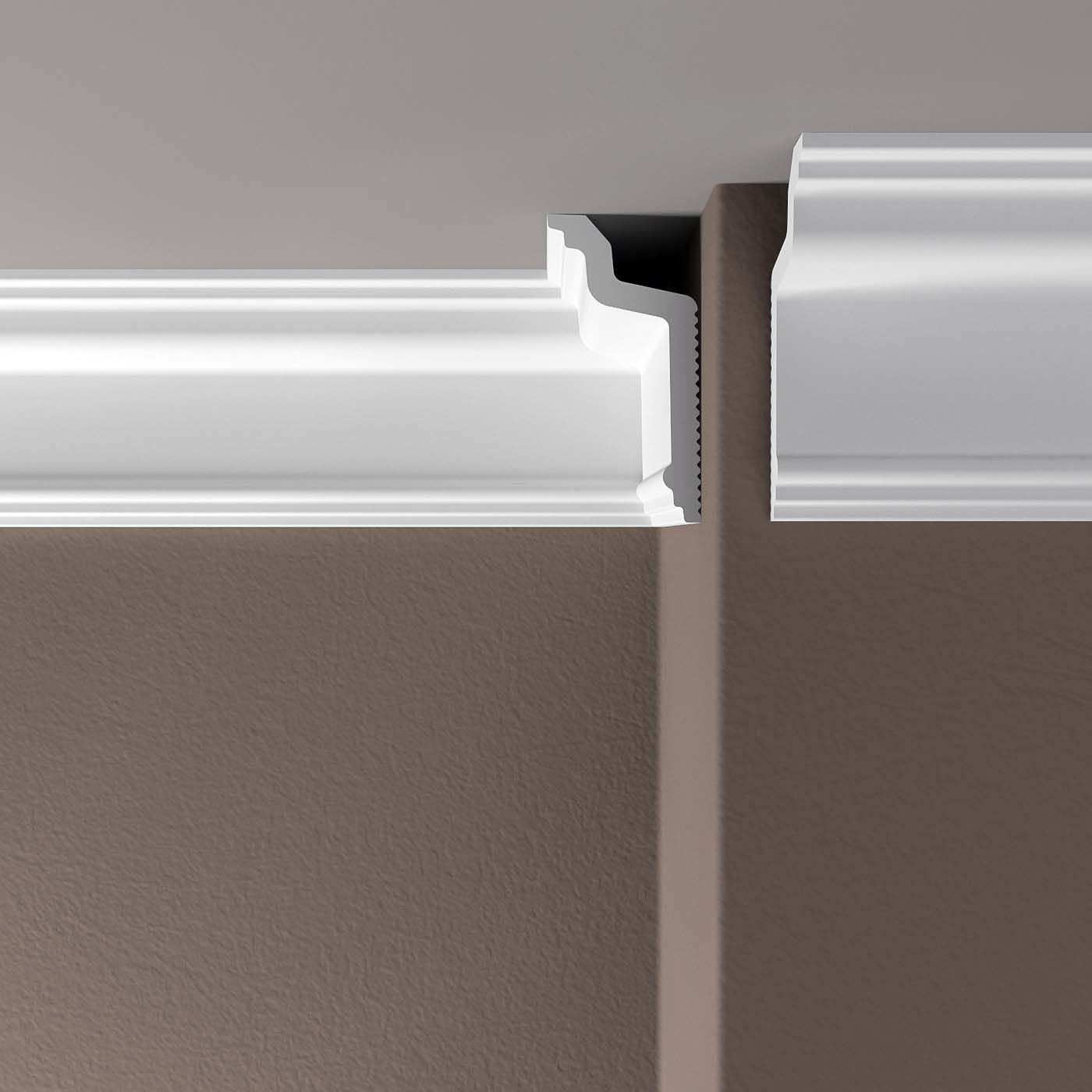 Карниз Де-Багет (De-Baget) 2000х40х80 мм, XPS POLYMER ПП 07