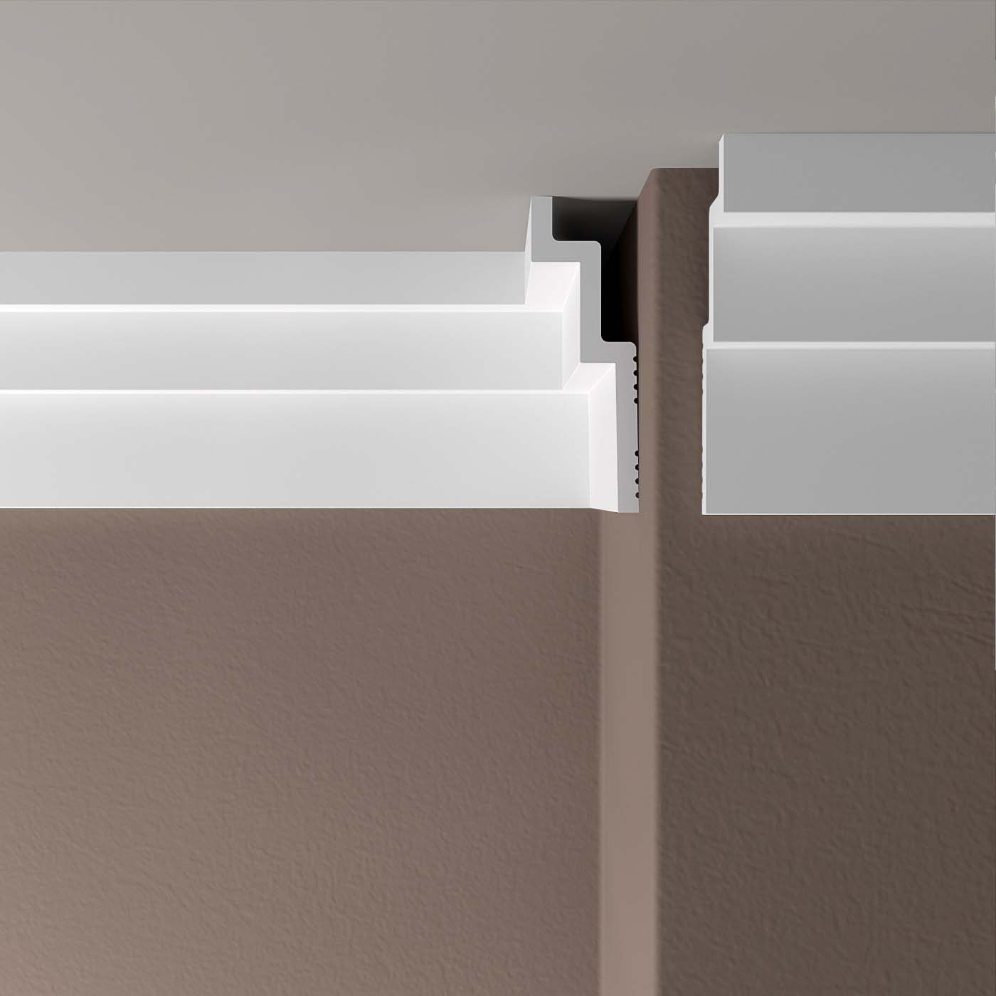 Карниз Де-Багет (De-Baget) 2000х30х90 мм, XPS POLYMER ПП 14