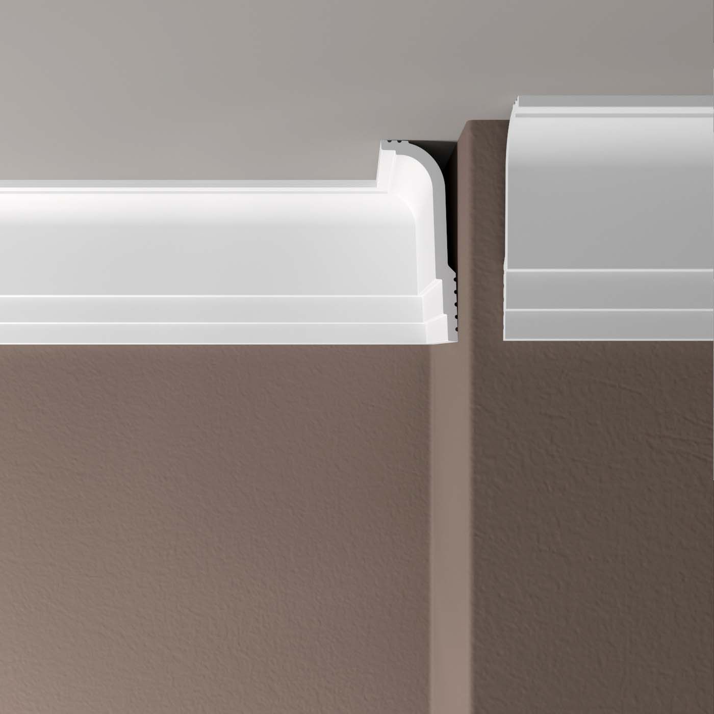 Карниз Де-Багет (De-Baget) 2000х30х80 мм, XPS POLYMER ПП 16