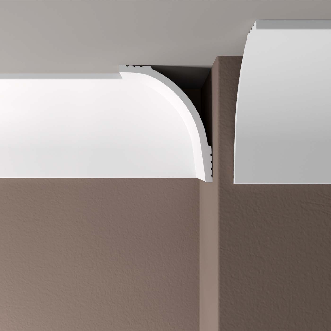 Карниз Де-Багет (De-Baget) 2000х80х100 мм, XPS POLYMER ПП 19