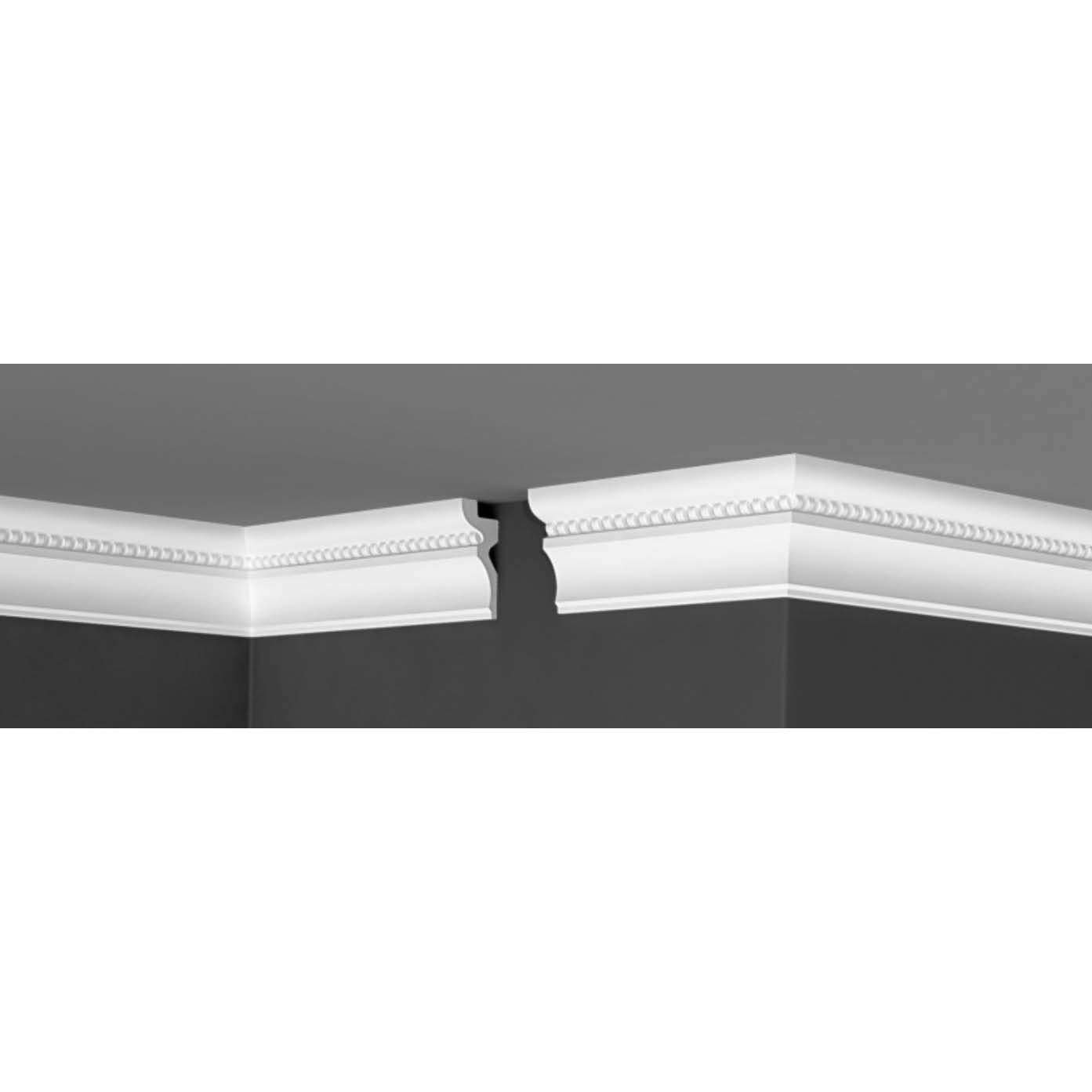 Плинтус потолочный Де-Багет (De-Baget) 2000х36х83 мм, ДП 34/90